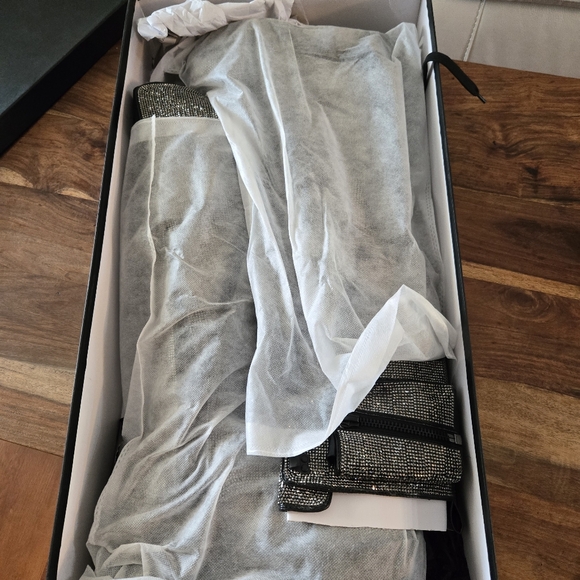 Dolls Kill/Club EXX Blingy Combat Boots - Picture 3 of 5